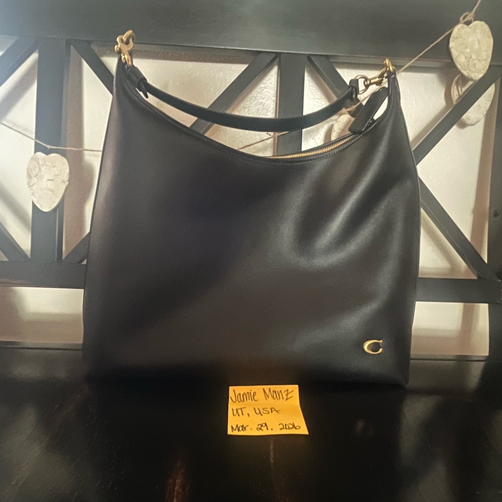 Brand New Coach Juliet 38 Black Leather